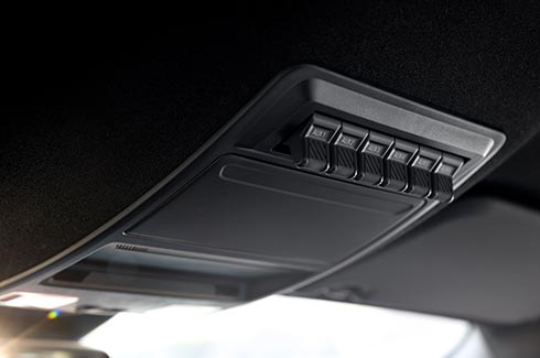 Seis Interruptores Especiales en Consola de Techo